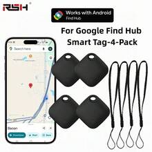 RSH Compatible With Android Smart Tags, Wireless Air Tracker, Compatible With Find Hub App, Precise Positioning Anti-Loss Device, Compatible With Xiaomi, Keys, Wallet, Suitcase, Bag, Supports Family Sharing, Replaceable Battery - Multicolor - View 12