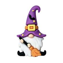 1pc Halloween Party Decoration, Pumpkin Figurine, Ghost Desktop Ornament, Holiday Atmosphere Micro Landscape Decor - Multicolor - View 3