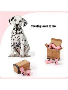 24/16/12/6/3/1 Rolo de Sacos para Resíduos de Animais de Estimação, Sacos de Lixo para Animais de Estimação à Prova de Vazamento, Adequado para Passeios com Cães, Camping e Suprimentos para Animais de Estimação. Variações de Lote Podem Resultar em Cores de Rolo Aleatórias e Padrões de Impressão de Patas - Vários estilos - Visão 4