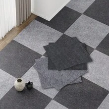 10pcs Peel And Stick Self-Adhesive Thickened Foam Carpet Stickers, 11.81*11.81in, Easy To Clean, For Sofa Protection, Living Room, Bedroom, Home Essential - A - View 5