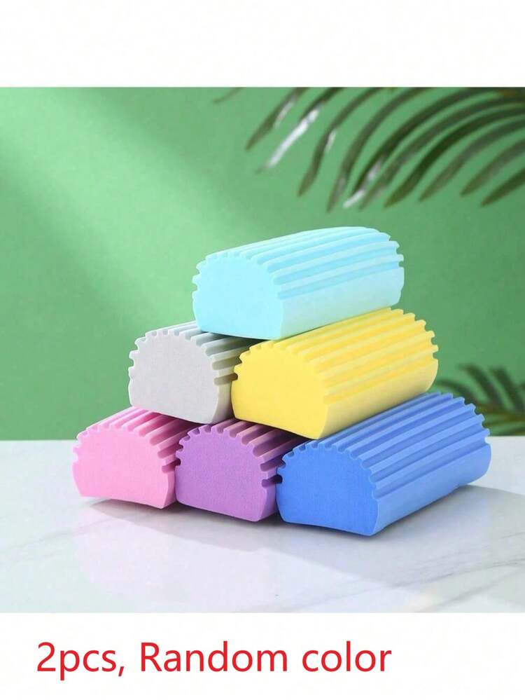 5/4/2/1pc/Set Reusable Magic Cleaning Sponge Wet Dusting Tool For Cleaning Blinds, Glass, Baseboards, Vents, Mirrors, Window Tracks - A - View 14