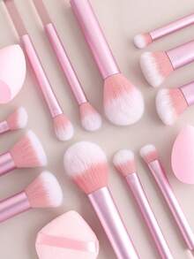 12pcs Makeup Sponges Are The Ideal Gift For Beginners And Girlfriends - Baby Pink - View 10