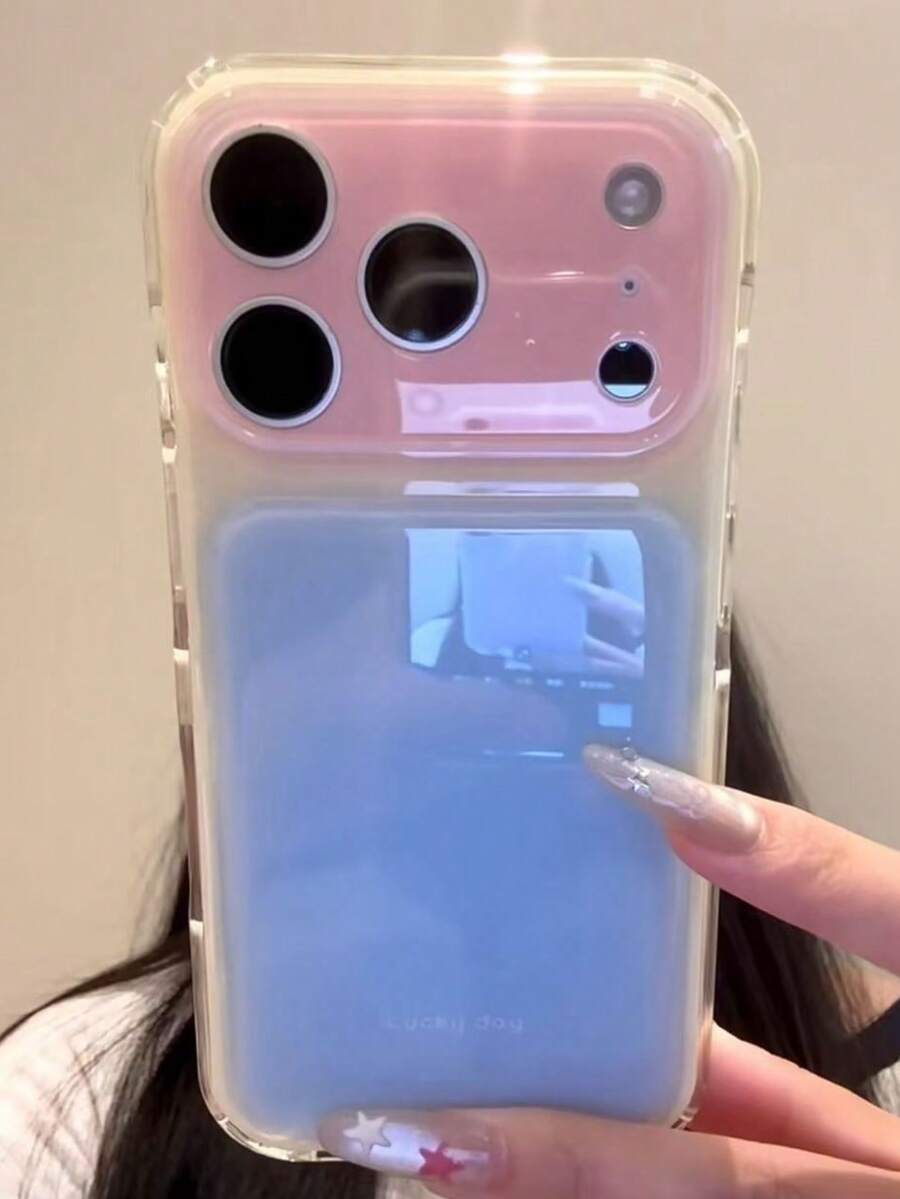 韓系高級夏季多巴胺果凍色塊 Zuo Li 手機殼,適用 17 Pro Max、Apple 16 新機、15 Pro,女款 16pm 極簡個性化 17 全包覆 Pro 防震 - 藍色 - 查看 1