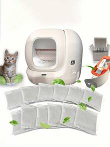 50pcs Disposable Activated Carbon Formaldehyde Removal Odor Absorber Bags, Suitable For Pets And Home Use, Contains Powerful Purifying Carbon, Moisture-Proof Packaging - Multicolor - View 9