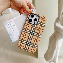[24h Versand aus DE/FR/ES] Handyhülle: Klassische Preppy-Musterhülle für iPhone 17 16 16E 15 14 13 12 11 Pro Max Air X XR XSMAX 8 7 Plus, zweischichtige, stoßfeste PC-Rückabdeckung. Geeignet für Apple 17/16/15/14/13/12/11/X-Serie und  S21/S22/S23/S24/S25/S26, ,  und andere Modelle. - Abbildung 1 Stück - Übersicht 7