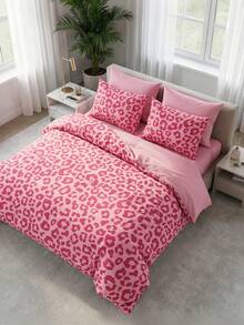 2/3pcs Bedding Set With Numeric Print (1pc Duvet Cover + 1/2pcs Pillowcase, Without Filler), Breathable & Comfortable Bedding Set, Skin-Friendly Soft Anti-Pilling, Suitable For Double/Full/Queen/King Size Bed - Multicolor - View 9
