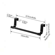 Stainless Steel Cabinet Door Towel Bar, Cabinet Cloth Rack, Kitchen Towel Holder, Cabinet Door Mounted Towel Rack For Kitchen & Bathroom - Multicolor - View 25