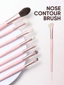 JUDYDOLL 橘色化妝刷組 柔軟刷毛 蓬鬆便攜化妝工具 - d Nose Contour Brush - 查看 1