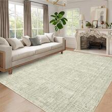 Modern Washable Solid Kitchen Printed Area Rug Easy To Clean Home Aesthetic Decor Carpet Stain Resistant Non Shedding Floorcover Low Pile Soft Entrance Runner Rug Non Slip Bordered Mat Throw Rug For Living Room Dinning Room Bathroom Bedroom Laundry - 淺綠色 - 查看 5