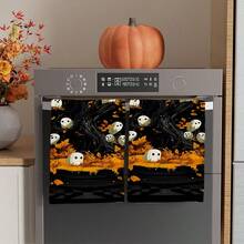 2/4/48pcs Halloween Series Glass Dome Elf Ghost Pattern Printed Kitchen Towels - Super Soft, Highly Absorbent Polyester Tablecloths And Hand Towels, Perfect For Holiday Decor, Kitchen Decor, Party Decor. - Multicolor - View 13