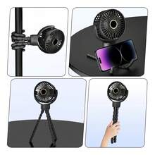 Baby Stroller Cooling Fans - Black - View 9