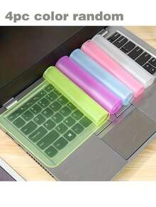 Ultra-Thin Keyboard Protector Film, 4 Colors Available, Suitable For 15 To 17.0 Inch Laptops. Purple, Yellow, Pink And Blue, Random 4-Piece Set - A - View 8