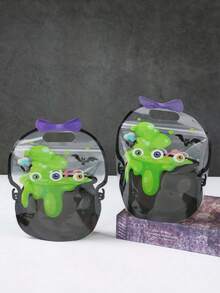 1/10 Stücke Halloween Aufstellbare Geschenktüten, Halloween Kürbis Hexe Kessel Handtaschen Geschenktüten, Halloween Party Kleine Geschenktüten Tragetaschen, Halloween Trick oder Treat Dekoration Süßigkeitentüten, Happy Halloween Dekorationen, Halloween Party Zubehör, - Mehrfarbig - Übersicht 10