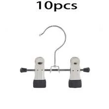 20/10/1pc Multi-Function Adjustable Clips, Back To School, Non-Slip Brushed Metal Pants Clips, Portable Shoe Drying Clips, Suitable For Clothing Stores And Home Use, No-Mark Clips - Multicolor - View 20