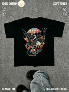 Men T-Shirts - Black - View 1