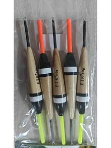 FTK 3pcs Fish King Fishing Floats, 9.06 Inches/0.21 Oz, Balsa Wood Vertical Fishing Floats - Multicolor - View 16