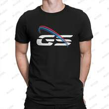 2025 Sonderangebot GS leichtes neues T-Shirt aus Baumwolle für Herren GS Grunge Motorrad-Pinsel mit kurzen Ärmeln Rundhalsausschnitt Sport Freizeit Unisex Oberteile - Farbe 5 - Übersicht 4
