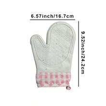 2pcs Heat Resistant Gloves & Anti-Slip Gloves - Kitchen Oven Mitts - Silicone Oven Mitts - Microwave Baking Tools - View 7