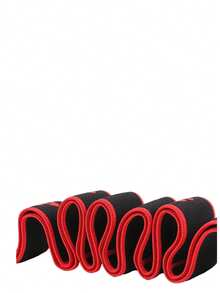 Fita Faixa Dupla de Alongamento Braços Yoga Pilates Fisio - Vermelho - Visão 3