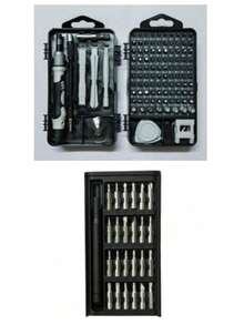 1/2pcs, 115-In-1 Precision Screwdriver Set - Includes Storage Box. Magnetic Repair Tool Set With Non-Slip Ergonomic Handle, Suitable For IPhone, Laptop, Desktop Computer, Watch, Glasses And Other Electronic Devices DIY Repair. Portable Tool Set, Essential Common Tools, Fun DIY Tools, Practical And Thoughtful Gift For Men. [Random Style, Random Shipping, Random Packaging] - Multicolor - View 12