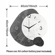 Back To School Season Luxury High-End Natural Stone Decorative Wall Clock, Ultra-Quiet Quartz Movement, No Ticking Sound, Suitable For Decorating Living Room, Bedroom, Office, Kitchen And Cafe, Perfect Decorative Gift For Friends And Family, Can Be Used For Room Decor, Bedroom Decor, Dorm Decor, Back To School Decor, School Surprise, School Opening Season, Wedding Decor, Friend Birthday Gift, Home Decor And School Supplies - Wall Clock - View 14