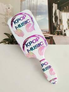 BEATURE K-POP Fans Slogan Pattern Air Cushion Comb, Scalp Massage Comb, Anti-Static, Durable ABS Handle, Suitable For All Hair Types, High-Quality Air Cushion Comb. - Air Cushion Comb - View 3