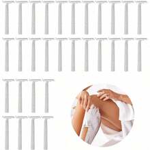 5/20/50pcs Women's Disposable Razors Bulk Sensitive Skin Bikini Line Razor For Bathing Hotel Travel, Face Razor, Hair Removal, Shaver For Women - Multicolor - View 3