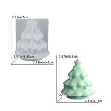 SILIKE LUFEI DIY星星聖誕樹香氛蠟燭模具，薑餅人聖誕裝飾飾品矽膠模具 - 聖誕模具 - 查看 10