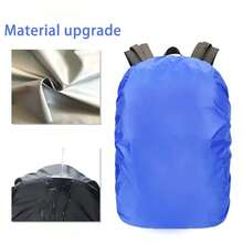 1 قطعة غطاء مطر مقاوم للماء لحقيبة الظهر، متوفر بألوان متعددة، مناسب للسفر في الهواء الطلق والرياضة - 35 لتر، مقاوم للغبار وقابل للحمل، خيار مثالي لمعدات التخييم - غطاء مطري لحقيبة الظهر - مشاهدة 20