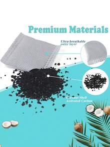 50pcs Disposable Activated Carbon Formaldehyde Removal Odor Absorber Bags, Suitable For Pets And Home Use, Contains Powerful Purifying Carbon, Moisture-Proof Packaging - Multicolor - View 8