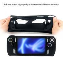 Compatible With ROG Ally, 1pc Protective Case + 2pcs Joystick Caps Set, Anti-Drop, Anti-Dust, Anti-Scratch, Anti-Slip, Anti-Sweat, Non-Slip Grip Design On Front And Back For Enhanced Gaming Control - View 4