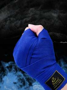 2pcs Boxing Hand Wraps, Wrap-Around Hand Straps, Suitable For Beginners, Provides Sports Protection And Comfort, Unisex Sports Bandages, Applicable For Dance, Boxing Protective Gear, Muay Thai Wraps, Boxing Gloves, Unisex - Multicolor - View 4
