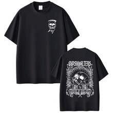 Men T-Shirts - 黑色 - 查看 1
