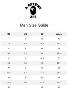 A BATHING APE Men's Retro Sneakers BAPE STA "Shark Face Black" Skate Shoes - Black - View 5