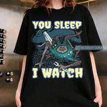 You Sleep I Watch Shirt, Project Hail Mary Rocky Sci Fi Tee. - 黑色 - 查看 1
