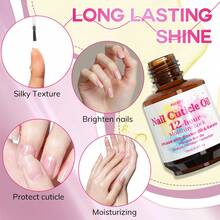 AURANY 15ml Cuticle Oil, Nail Strengthener & Nail Repair Oil For Weak, Brittle & Thin Nails, Moisturizing Care For Dry Cuticles, Helps Reduce Peeling & Splitting, Fast Absorbing, Daily Nail Care, Home Manicure, Self Care, Beauty Gift For Women - 15ML - View 4