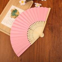 1件復古中式流蘇摺扇，經典手持摺扇，便攜漢服旗袍配件，舞蹈表演道具，伴娘裝飾扇，畢業典禮、派對與海灘用品，居家裝飾手扇 - A - 查看 14