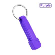 Tzlrxl 4-In-1 Fast Charging Keychain Data Cable – 480Mbps High-Speed Transfer, Multi-Function Portable Charger For USB/Type-C/Lightning Devices - Purple - View 9
