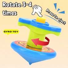 Fun Kids Stacking Toy New Style Spinning Top Multi-Layer Rotating Launcher Competitive Spinner Toy For Boys And Girls Kindergarten - Multicolor - View 3