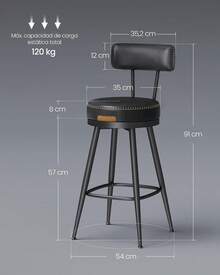 Barstools - Black - View 3