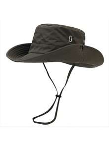 1pc Outdoor Travel Camping Bucket Hat, Customized Logo, Summer Sun Protection Hat, Outdoor Hiking Sun Hat For Men - A - View 8