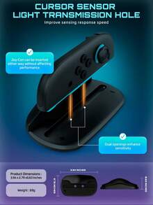 Switch 2 Joy-Con 控制器鼠握把套組 (2件組)，人體工學設計，射擊遊戲瞄準輔助鼠握把轉接器 - 查看 6