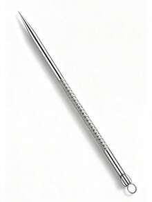 Minimalist Curved Metal Scraper, Smooth Wide Edge, Slim Ergonomic Handle, Precise Scraping Design, Blackhead Removal Tool For Nose, Chin And Forehead Care, Bathroom Vanity, Travel, Daily Skincare, All-Season Facial Pore Cleaning Accessory - Multicolor - View 11