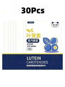 50pcs Lutein Steam Eye Masks, Constant Temperature Warm Compress Comfortable Eye Care, Soothe Body And Mind, Light-Blocking Eye Protection, Fragrance-Free, Suitable For Students, Back To School, Travel, Home Use, Sleep Eye Mask - White - View 13