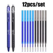Retractable Erasable Gel Pen Set, 2 Refillable 0.5 Mm Pens With 10 Replacement Ink Refills, Smooth Writing And Clean Erasing Pens For Students, School, Office, Homework, Note Taking, Journaling And Daily Use, [Blue/Black/Mixed Ink] - Multicolor - View 12