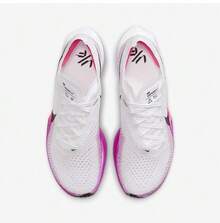 Nike New Women's ZOOM X VAPORFLY Cushioned Road Racing Running Shoes DV4130-104 - White Purple - View 6
