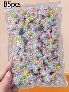 20/5pcs Girls Multi-Color Shiny Pearl Butterfly Hair Clips, Versatile Hair Clips, Side Bangs Clips, Loose Hair Clips, Alligator Hair Clips, Hair Accessories, Suitable For Daily Use - Multicolor - View 8