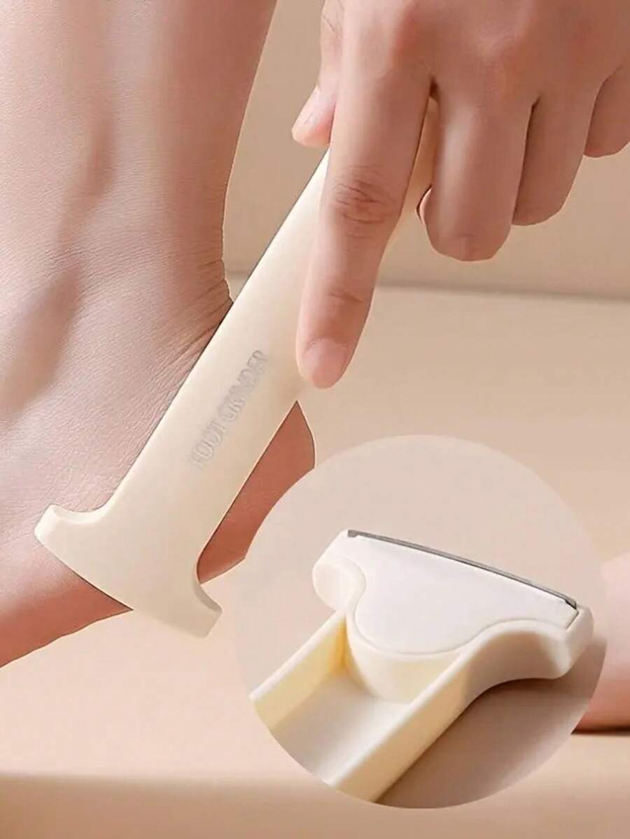 1pc Foot Exfoliator, Portable Foot Care Tool For Removing Dead Skin, Practical Convenient Fast, Exquisite Beautiful Daily Essential, Women's Foot Beauty Assistant - Multicolor - View 1