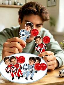 Papel de Piruleta Personalizado con Foto, Papel de Foto Personalizado, Perfecto para Fiestas de Cumpleaños con Tema de Carreras y Regalos de Mesa de Postres (Piruletas No Incluidas). - Multicolor 1 - Ver 7