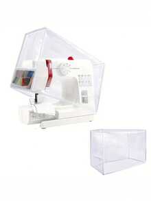 1/2/3/4pcs Sewing Machine Cover Transparent Dustproof Cover PVC Material Sewing Machine Protective Cover Sewing Storage - Multicolor - View 6